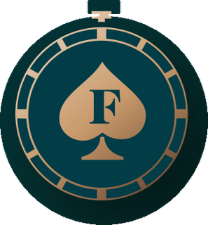 FELT poker chip logo on dark velvet background